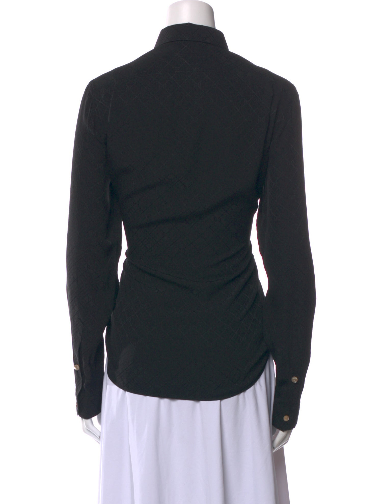 Gucci 2020 Silk Button-Up Top